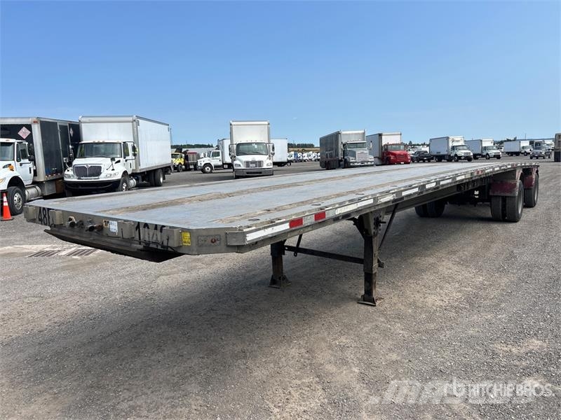 Benson 48 ft T/A Spread Axle Flatbed Trailer 自卸半挂车