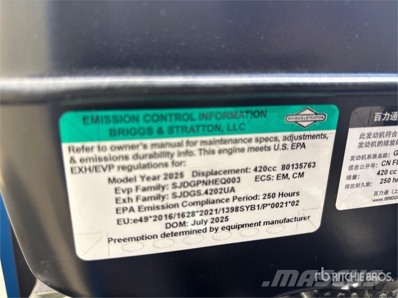 BisonTek H4000-N Pressure Washer (Unused) Alacsony nyomású