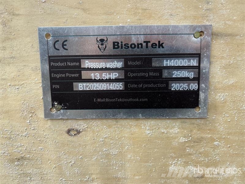 BisonTek H4000-N Pressure Washer (Unused) Alacsony nyomású