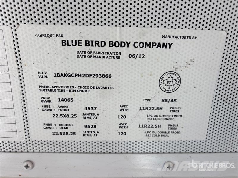 Blue Bird Vision 4x2 72-Seat School Bus Мікроавтобуси
