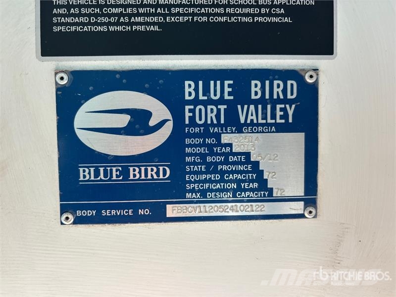 Blue Bird Vision 4x2 72-Seat School Bus Мікроавтобуси
