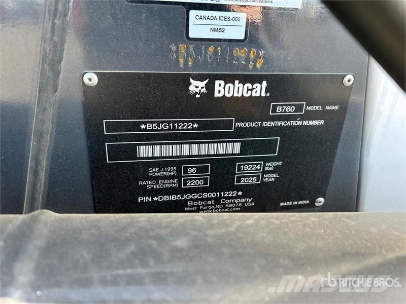 Bobcat B760 Kotrórakodók