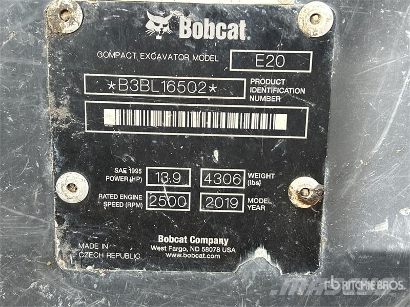 Bobcat E20 Minibagger < 7t