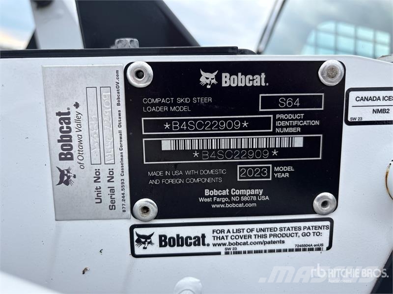 Bobcat S64 Two-Speed Skid Steer Loader Skid steer loaders