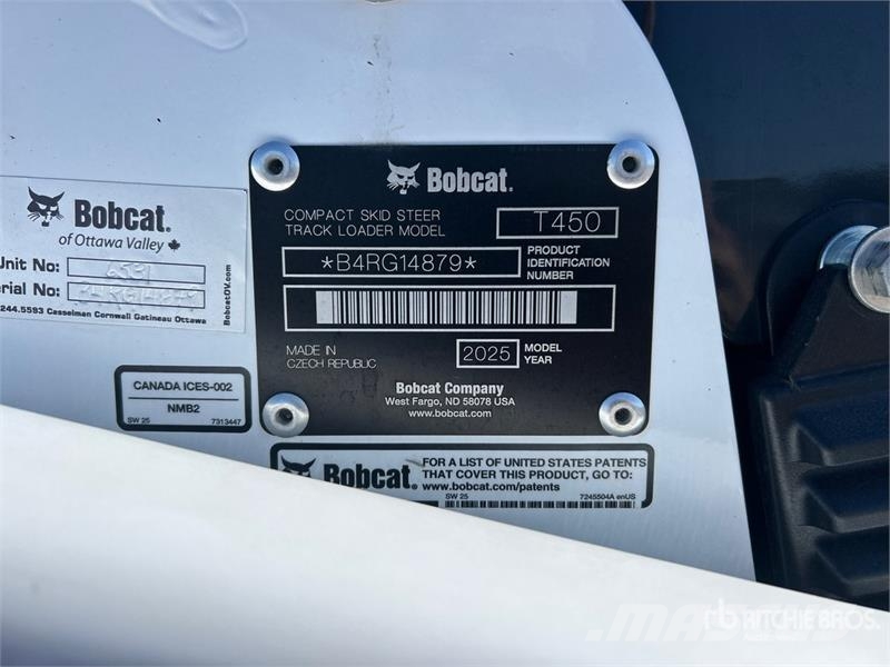 Bobcat T450 Skid steer loaders