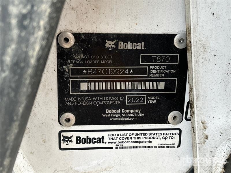 Bobcat T870 Skid steer loaders