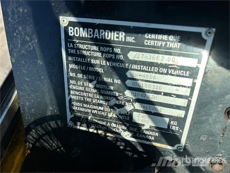 Bombardier SW48 Sidewalk Plow Andere Zubehörteile