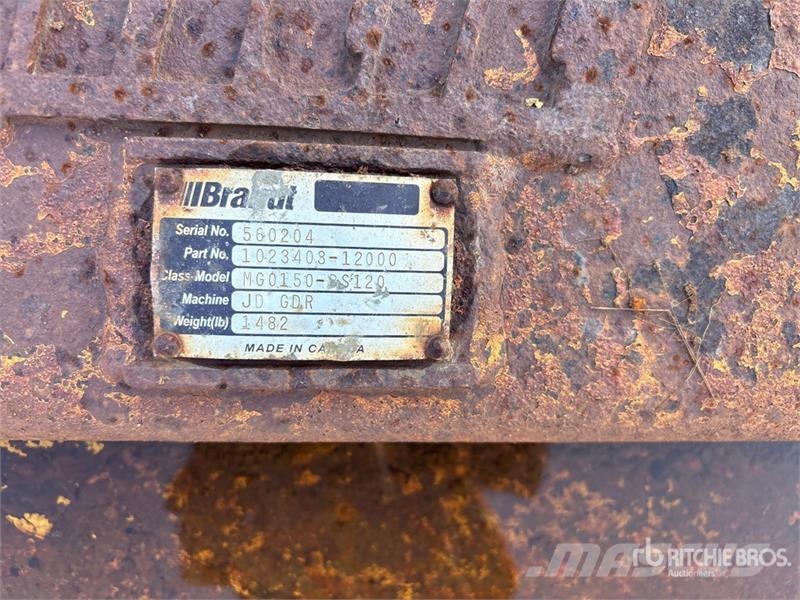 Brandt MG0150-S120 Motor Grader Blade Cuchillas