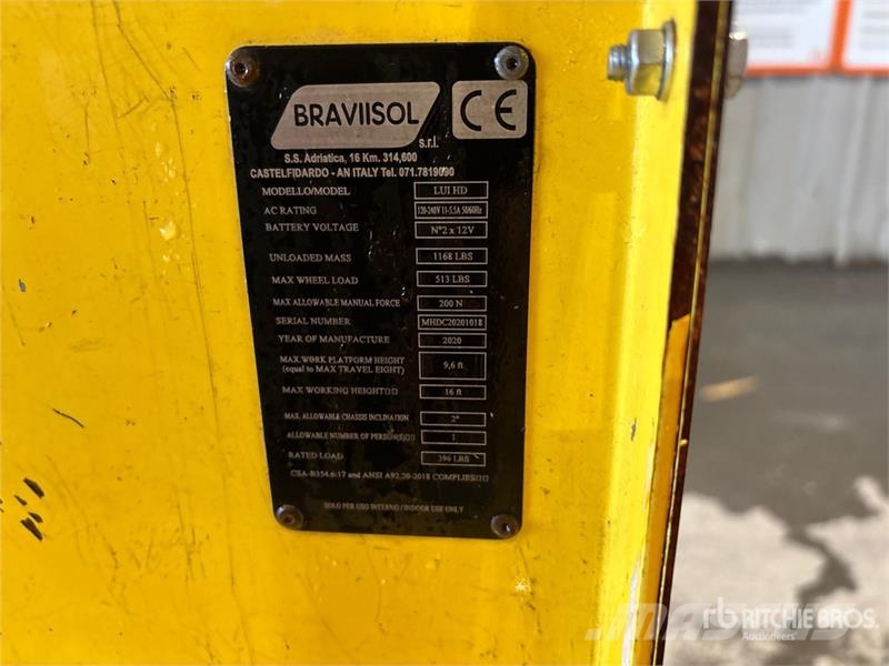 Bravi Lui HD mini Electric Scissor Lift 가위형 리프트