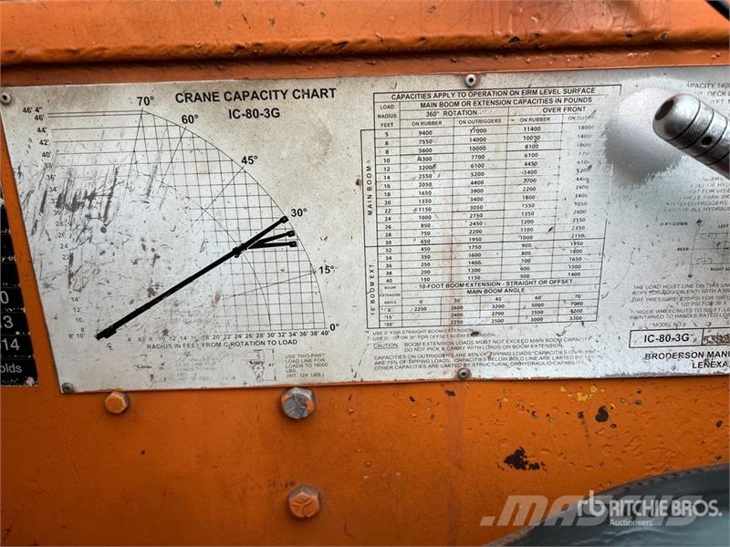 Broderson IC-08-3G 18000 lb 4x4 Carry Deck Crane Ostali kranovi