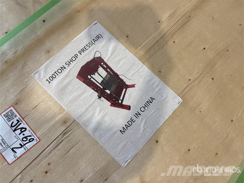 BYT ASPSS100 100T Air Shop Press (Unused) Andre komponenter
