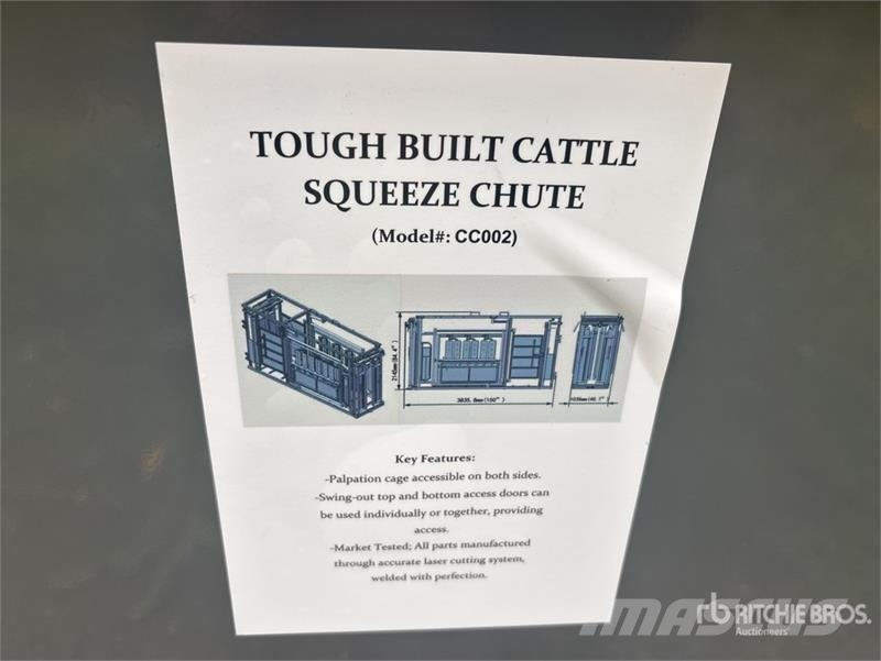  BYT CC003 12 ft 6 in Upgraded Stockman Squeeze Chu ماكينات زراعية - غير ذلك