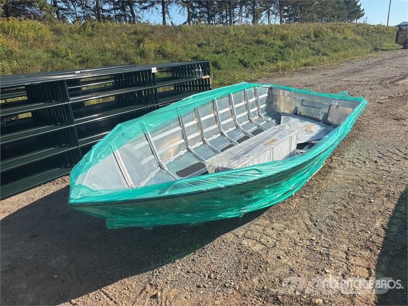 BYT YCFB14 14 ft Aluminum Fishing Boat (Unused) munkacsónakok/uszályok