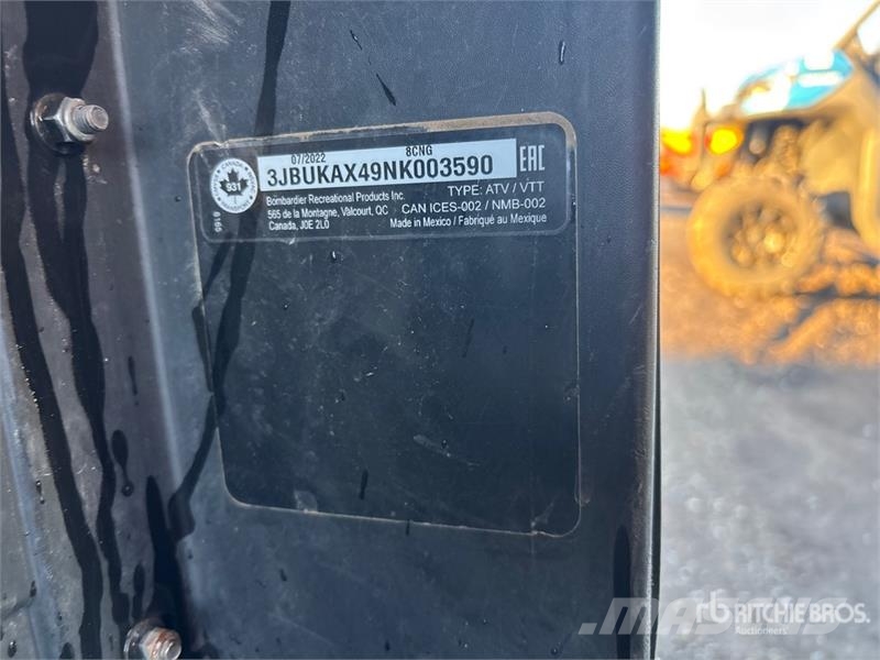 Can-am Defender XT 4x4 Utility Vehicle (Inoperable) 多用途機械