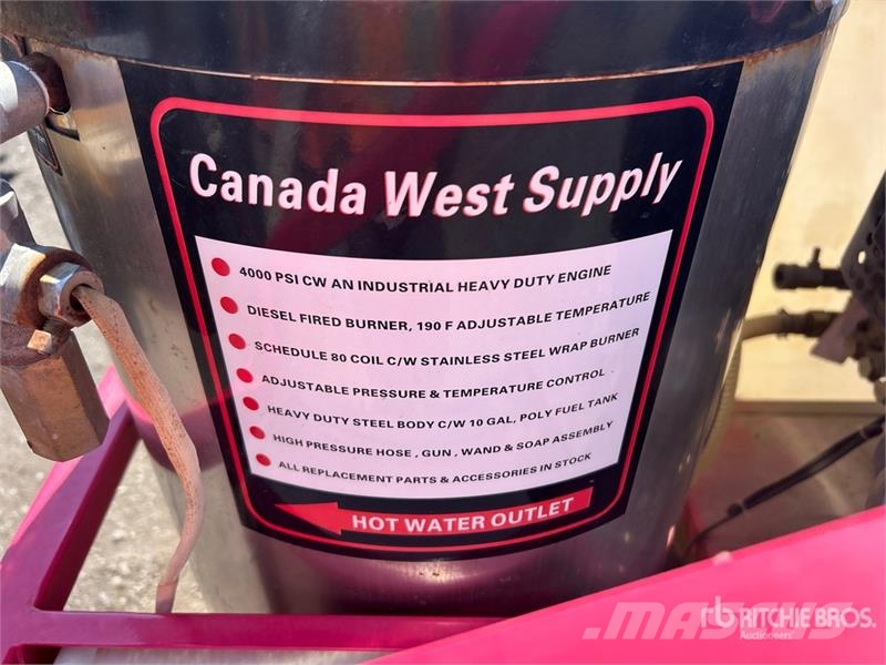 Canada West Pressure Washer Máquinas ligeiras de lavagem a pressão