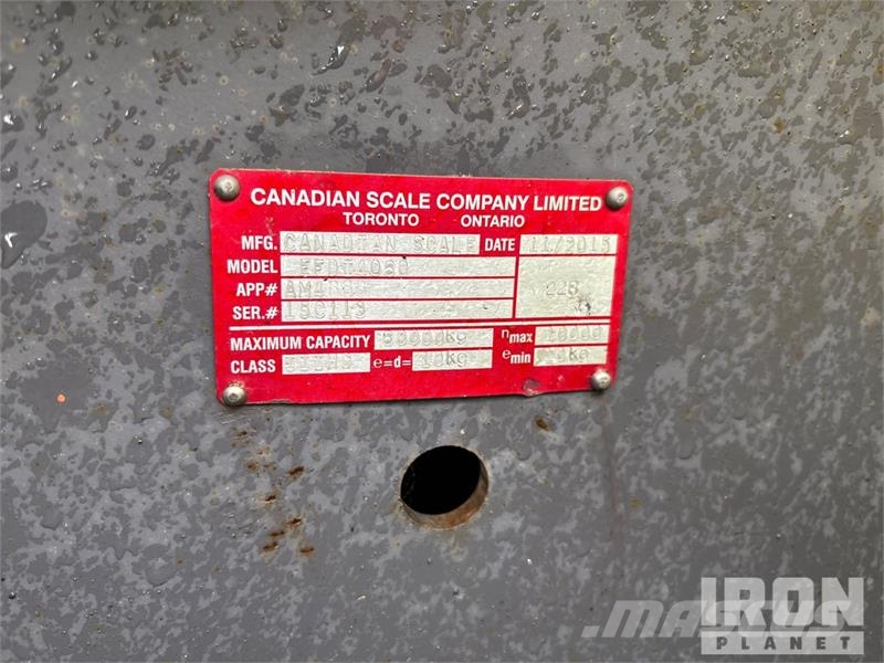 Canadian Scale Company 40 ft x10 ft Truck Scale Строителство - Други