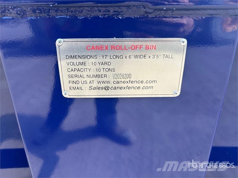 Canex 17 ft, 10 yd Roll-Off Container (Unused) 特种集装箱