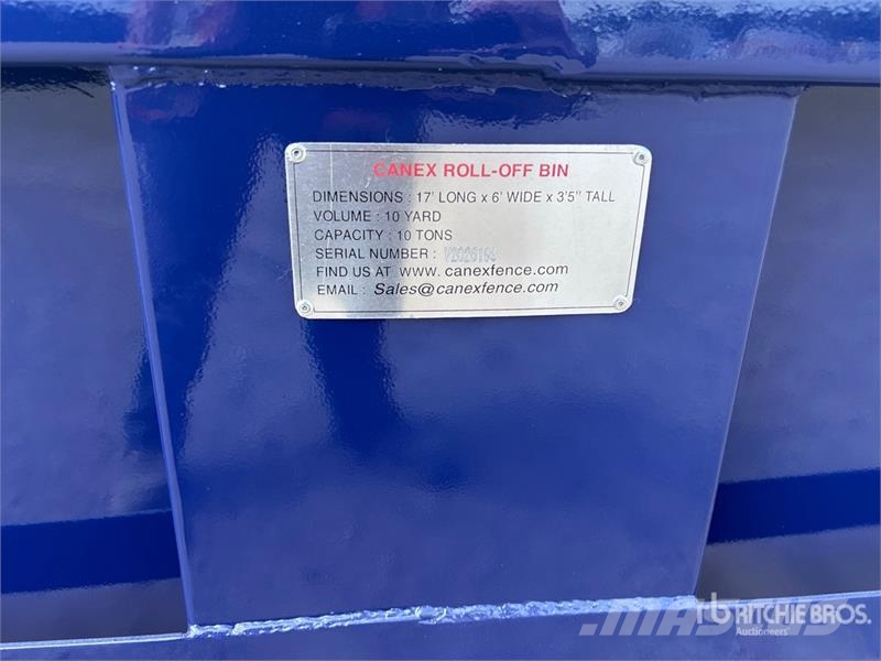  Canex 17 ft Roll-Off Container (Unused) 特种集装箱