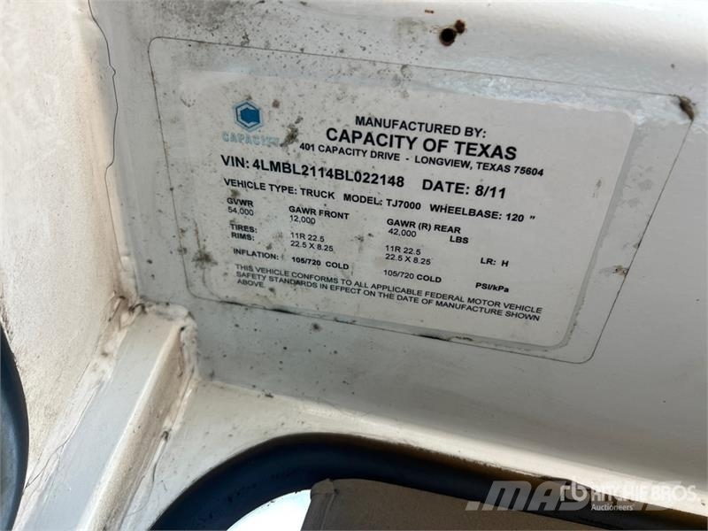 Capacity TJ7000 Terminalivedukid