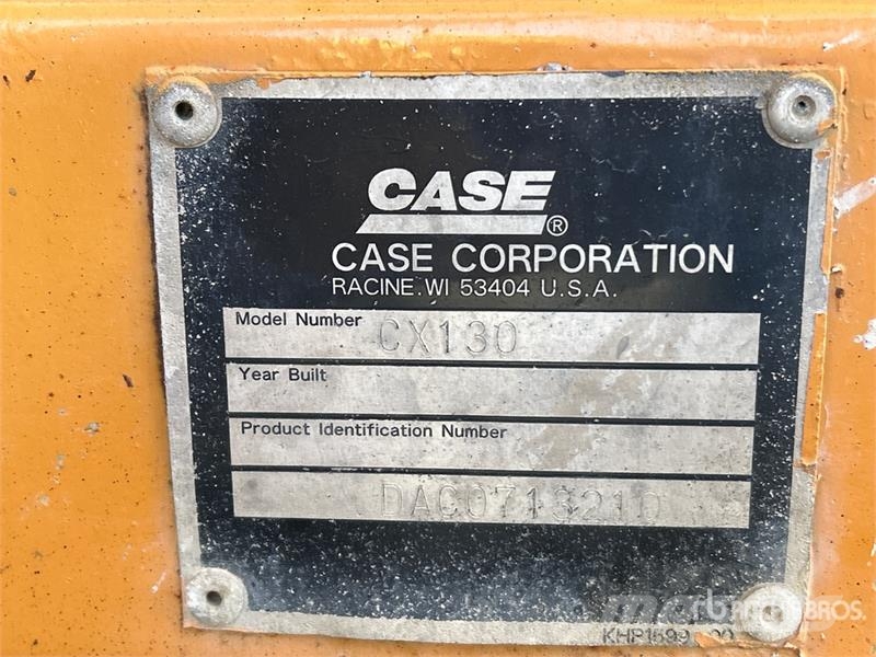 CASE CX130 Gravemaskiner på larvebånd