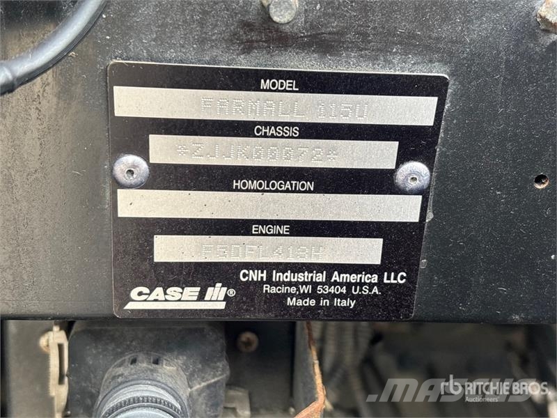 Case IH Farmall 115U 4WD Tractor Traktorok
