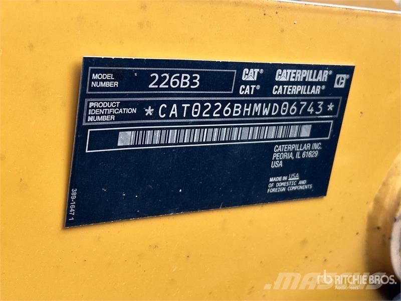 CAT 226B3 Skid Steer Loader Minilæsser - skridstyret