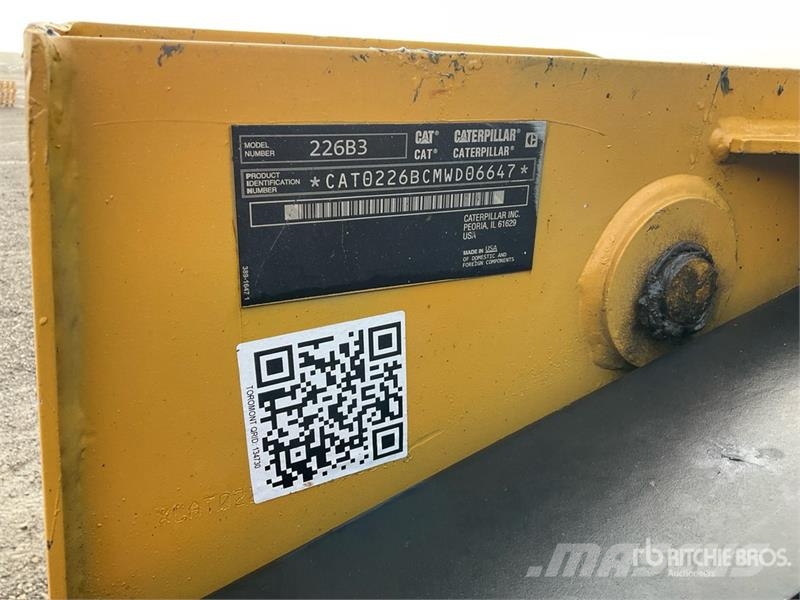 CAT 226B3 Skid Steer Loader Šmykom riadené nakladače