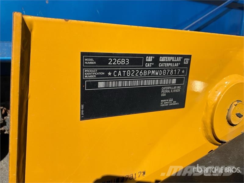 CAT 226B3 Skid Steer Loader Kompaktrakodók