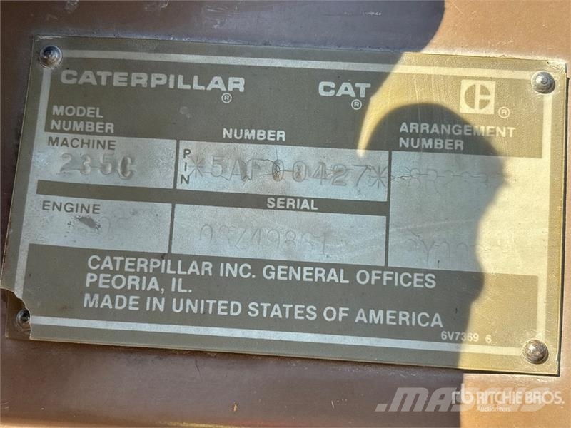 CAT 235C Escavatori cingolati