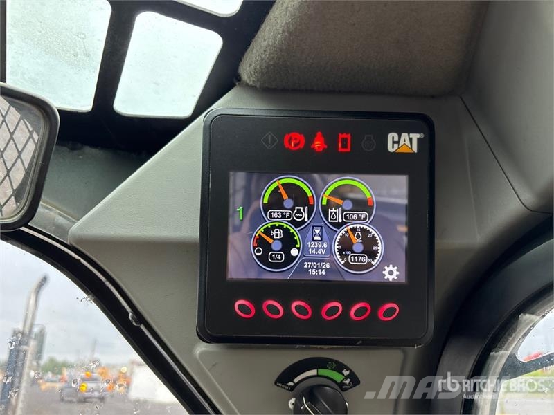 CAT 259 D3 Two-Speed Compact Track Loader لوادر انزلاقية التوجيه