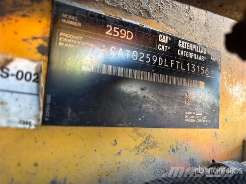 CAT 259D Kompaktrakodók