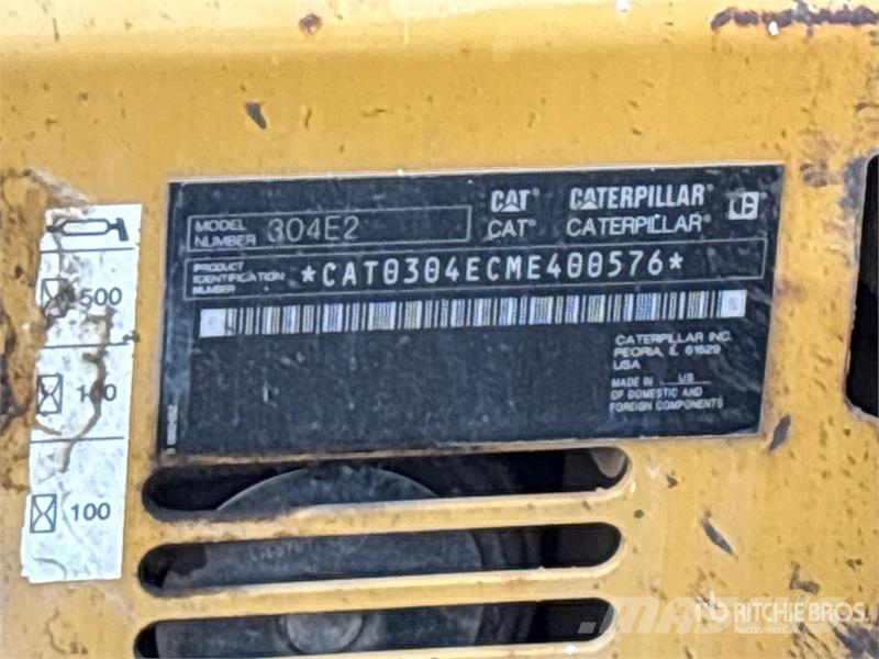 CAT 304E2 CR Mini bageri <7t