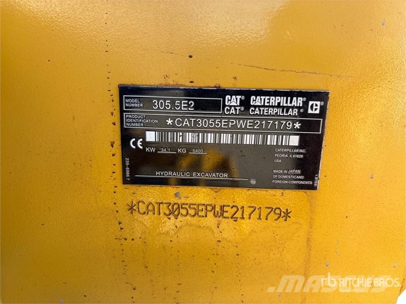 CAT 305.5E2 Mini Excavator Minigraafmachines < 7t