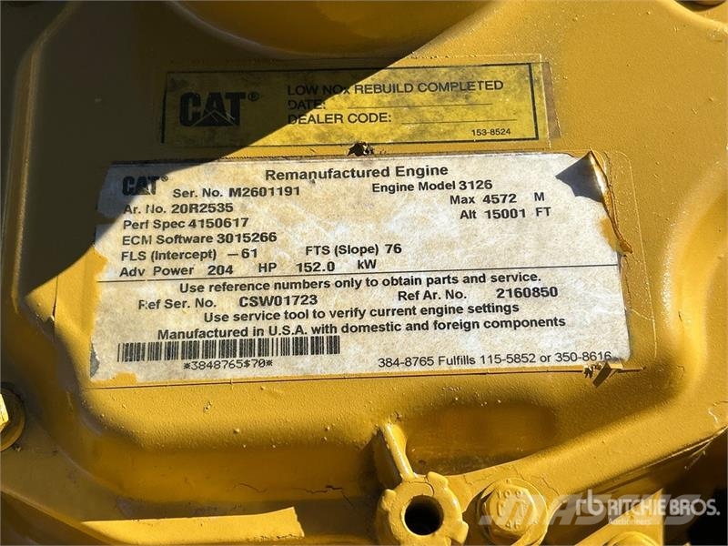 CAT 3126 Kargo motori