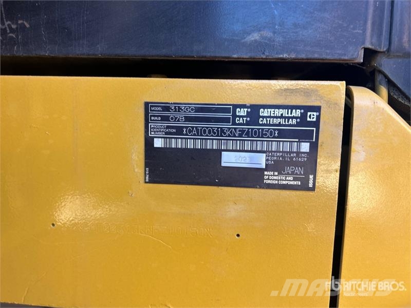 CAT 313GC Tracked Excavator Crawler excavators