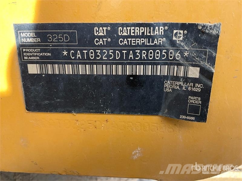 CAT 325D L Tracked Excavator حفارات زحافة