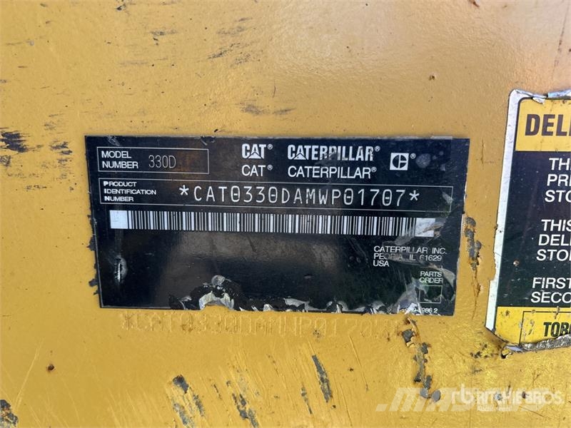 CAT 330D L Tracked Excavator Gravemaskiner på larvebånd