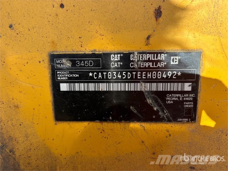 CAT 345D L Tracked Excavator Rupsgraafmachines