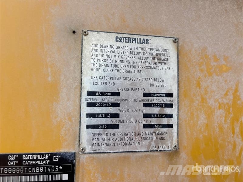 CAT 3508 910 kW Skid-Mounted Generator Set Dizel generatori