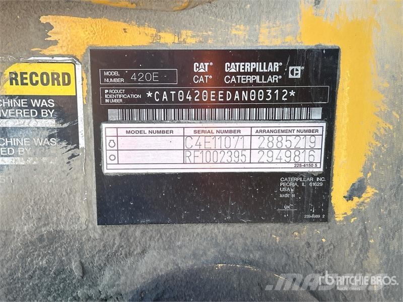 CAT 420E IT لوادر ذات جرافات عكسية