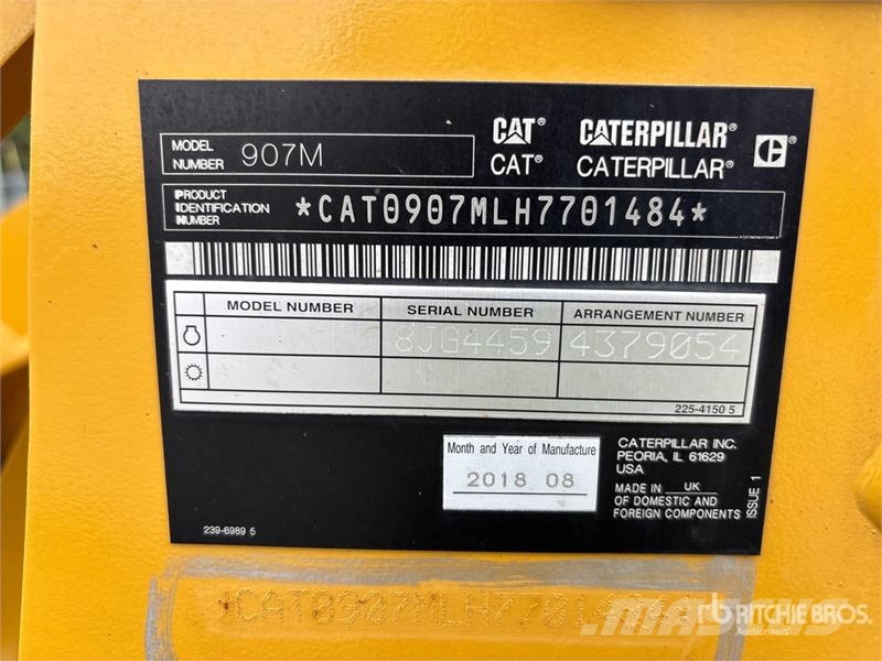 CAT 907M Wheel Loader Chargeuse sur pneus