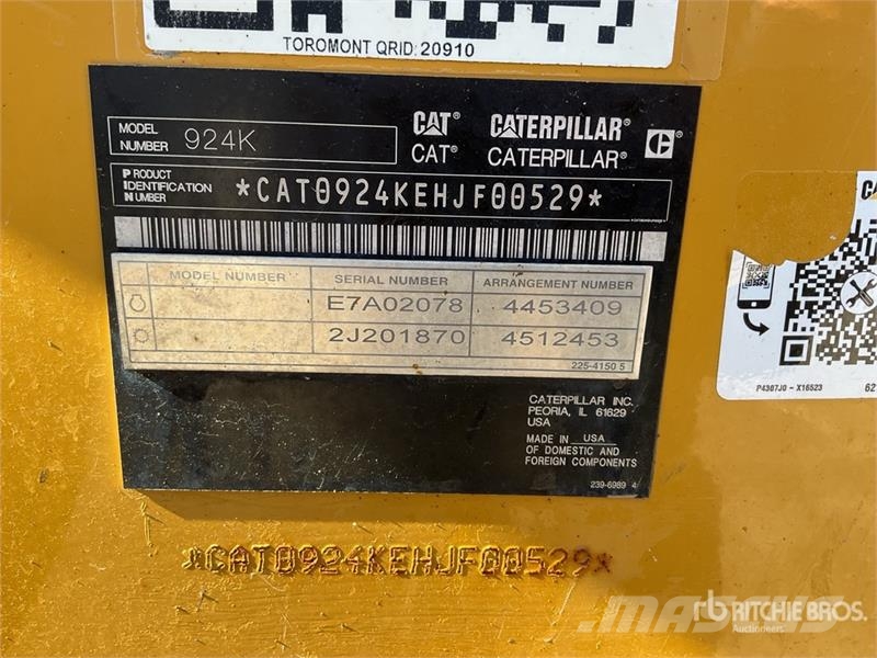 CAT 924K Utovarivači na točkove