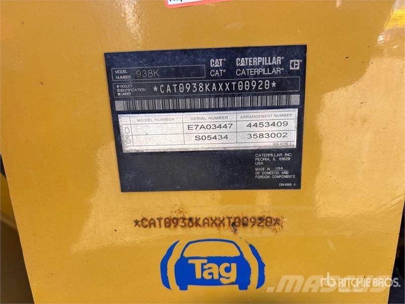 CAT 938K Wheel Loader Iekrāvēji uz riteņiem