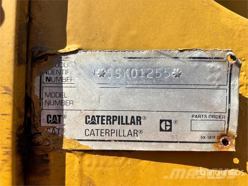 CAT 950F Series II Gumikerekes homlokrakodók