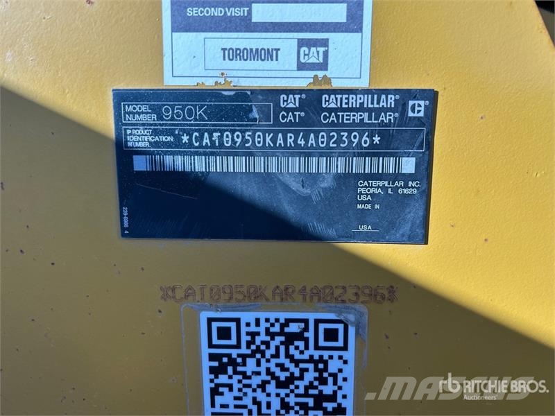 CAT 950K Wheel Loader Gumikerekes homlokrakodók