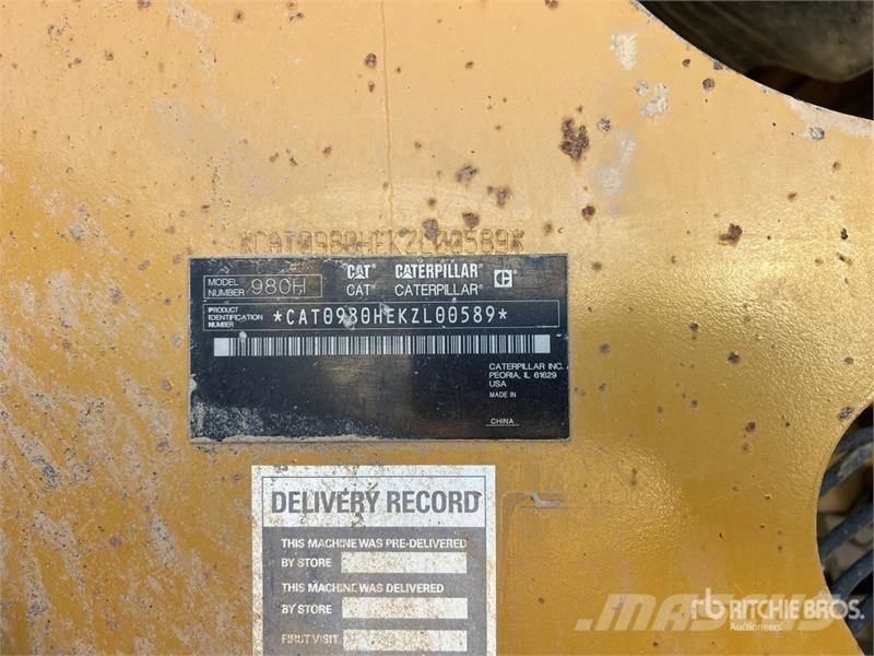 CAT 980H Wheel Loader Utovarivači na kotačima