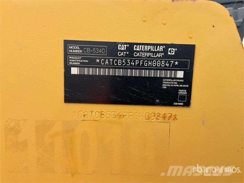 CAT CB-534D Double Drum Roller Twin drum rollers