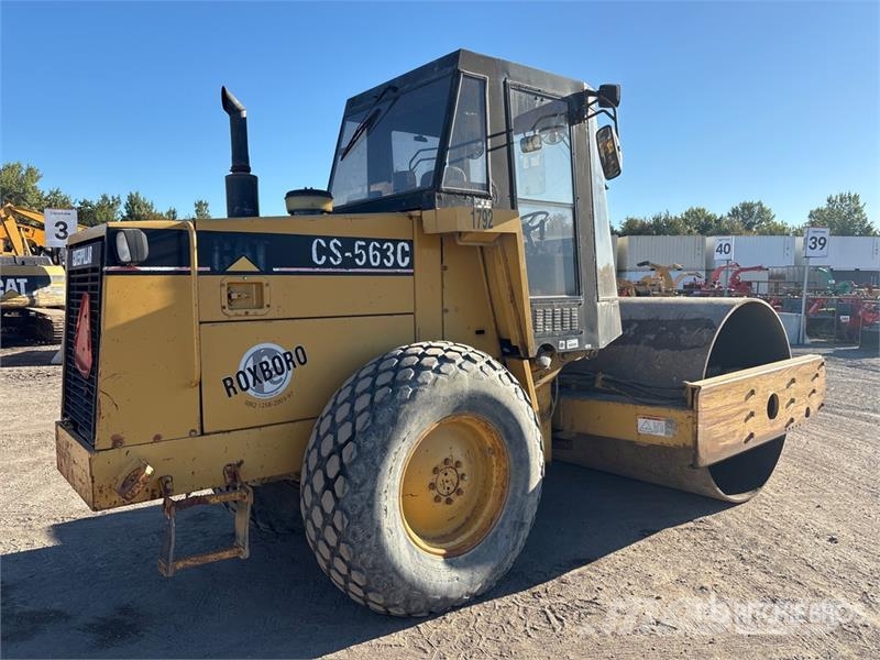 CAT CS563C Smooth Drum Compactor Rodillos de un solo tambor