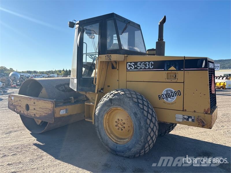 CAT CS563C Smooth Drum Compactor Rodillos de un solo tambor