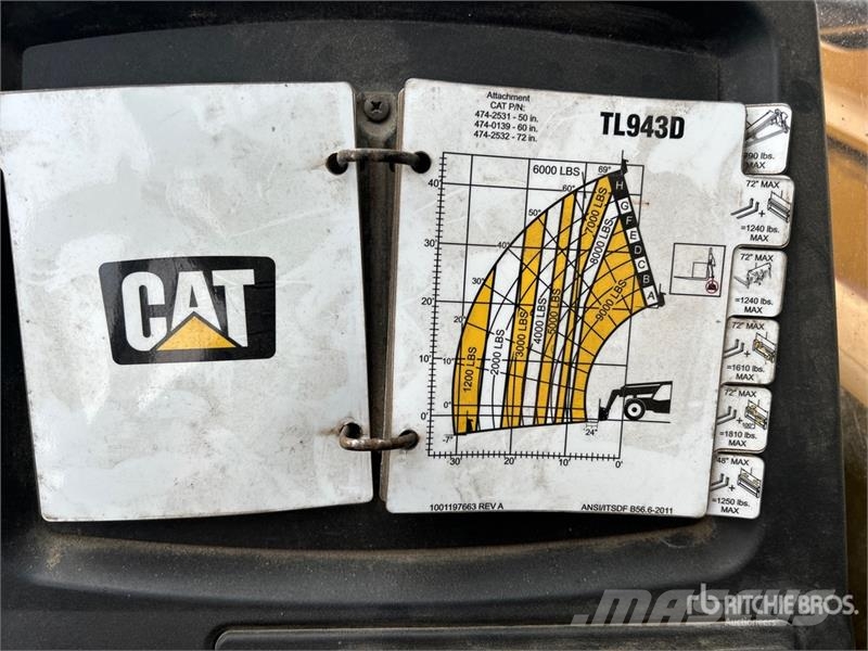 CAT TL943D Telehandler Teleskopski viličarji